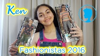 Ken Fashionistas 2016  Minha Coleção de Barbie [upl. by Jarita]