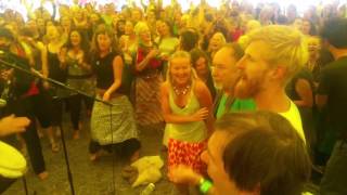 Buddhafield 2017 soulful singing with Mahasukha and chorus from the spirit bird song [upl. by Arocahs]