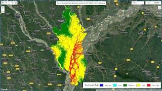 Flood Susceptibility Mapping using Google Earth Engine [upl. by Kamerman106]