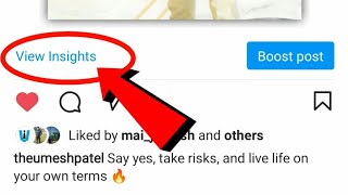 What is Instagram View insights  How to see Post insights [upl. by Aicital919]