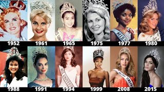 ALL Miss Universe Crowning Winners 19522022  original footage [upl. by Ycnahc740]