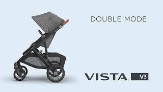 UPPAbaby Vista V3 – HowTo Use in Double Mode North America [upl. by Harms]