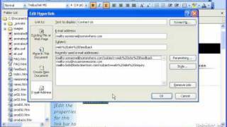 FrontPage Tutorial Using Screen Tips with Hyperlinks Microsoft Training Lesson 73 [upl. by Meekyh214]