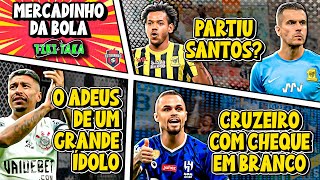 Michael JOGADOR DO CRUZEIRO  Romarinho e M Grohe NO SANTOS  O ADEUS de Paulinho no Timão E MAIS [upl. by Anikal]