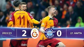 Galatasaray 20 Adana Demirspor  HighlightsÖzet  Spor Toto Süper Lig  202223 [upl. by Nanahs449]