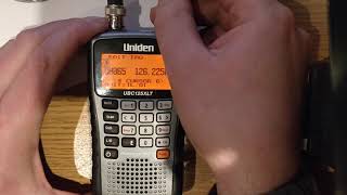 How to enter a frequency into the uniden UBC125xlt [upl. by Nodnol]