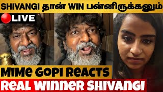 CWC Title Winner MIME Gopi Emotional Speech About Shivangi  Manimegalai [upl. by Bud997]