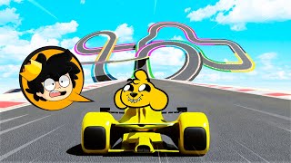 ¡CARRERA de SÚPER AUTOS 999 IMPOSIBLE 🏎😱 ¿GANARÉ  MIKECRACK vs LOS COMPAS [upl. by Nhojleahcim]