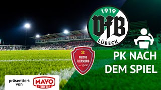 PK nach dem Spiel  VfB Lübeck vs SC Weiche Flensburg 08  Saison 202223 [upl. by Eiramyllek]