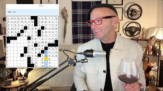 Its the Friday NYT Crossword Why Not Solve Together ☺️ Come In Take A Sip amp WINE DOWN 🍷 [upl. by Thursby]