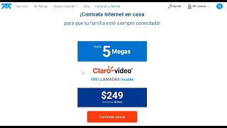 Telmex lanza paquete de hasta 5 megas desde 249 mensuales [upl. by Harraf408]