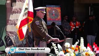 Caltrans Fallen Workers Memorial 2024  Tri Bridge Maintenance Yard [upl. by Kassity]