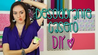 Como Hacer Desodorante Casero y Natural  Receta Fácil de Coco DIY  Catwalk [upl. by Dar555]