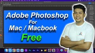 Download Photoshop For Free  How to Install photoshop On MacMacbook 2024 [upl. by Einaej]