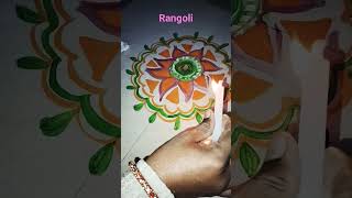 Rangoli banana bilkul Nahin Aata to is video ko Dekhensubscribetomychannel  rangoli Ram deepotsav [upl. by Ellezig]