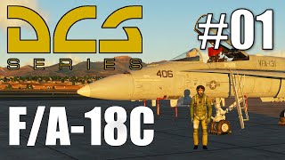 DCS FA18C  01  Startup  RampStart [upl. by Arrakat]