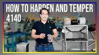 How to Harden and Temper 4140 Medium Carbon Steel [upl. by Vanden607]