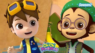 Catching the Magical Carpet  Animation  Adventure Cartoons for Kids  Chichi Pingping S2 EP21 [upl. by Ahsyas]