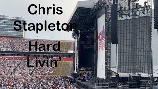 Hard Livin  Chris Stapleton  With George Strait  Ames IA  May 25 2024 [upl. by Fullerton67]