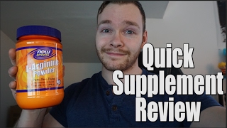 LArginine Quick Supplement Review [upl. by Llerraf]