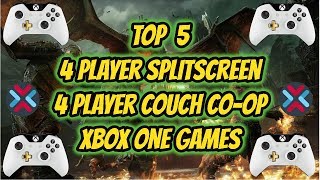 Top 5 4 Player Couch CoopSplitScreen Games Xbox One [upl. by Perrine]