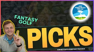 PGA DFS ATampT Pebble Beach ProAm 2024 Core Plays Profitable Approach Values  Draftkings [upl. by Colwen]