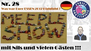 Die Meeple Show Nr 28  ESSEN 2017 war gigantisch [upl. by Otrepur711]