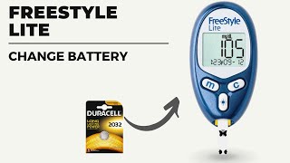 Change battery in FreeStyle Lite Meter [upl. by Uchida]