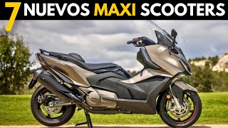 7 nuevos Maxi Scooters para 2024 [upl. by Ireland783]