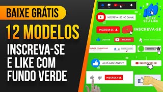 ✅ INSCREVASE E LIKE GRÁTIS para usar nos seus vídeos [upl. by Star]