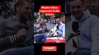 MŁODZI KIBICE ROZPOZNALI KRÓLA ARTURA kanałsportowy euro2024 [upl. by Stanly]