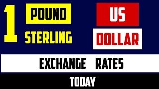 Pound Sterling to US Dollar Rates Today 09 JUNE 2024 [upl. by Florette]