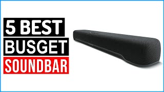 Best Budget Soundbars in 2024  Top 5 Picks [upl. by Eelir]