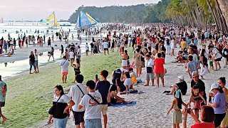 Look This is BORACAY White Beach on March 31 2024 Easter Sunday Dagsa Parin ng mga Tao [upl. by Nostaw658]