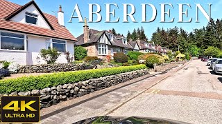 Aberdeen Scotland Driving Tour Bieldside Cults and Hazlehead [upl. by Gizela]