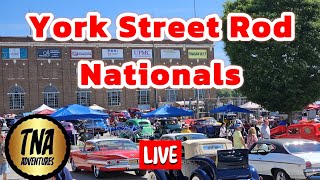 NSRA York Street Rod Nationals Live 2024 [upl. by Leonanie]