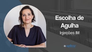 Como escolher agulhas para injeções IM [upl. by Harimas]