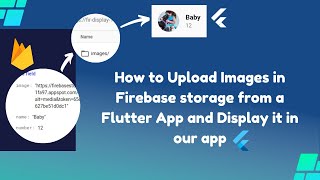 How to Upload Images in Firebase storage from a Flutter App and Display it in our app [upl. by Ladnek]