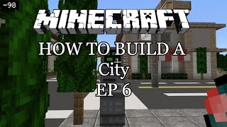 How To Build a Realistic Minecraft City  EP 6  Gas Stations and NPCS [upl. by Celle]