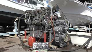 No3826 MITSUBISHI S6R2MTK3L 1100PS348【Used Marine Diesel Engine Amakusa Marina】 [upl. by Nesbitt504]