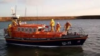 Winter Kingdom Of Fife Lifeboat On History Visit To Anstruther East Neuk Of Fife Scotland [upl. by Ajan]