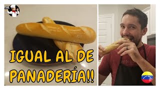 PAN CANILLA de panadería VENEZOLANA  CHONEVLOGS [upl. by Airotcivairam386]