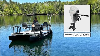 The BEST AllPurpose Mini Pontoon amp the Mercury Avator [upl. by Mellette]