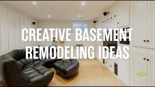 Creative Basement Remodeling Ideas [upl. by Crescentia673]