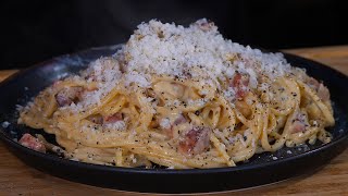 Spaghetti carbonara ze śmietanką czy bez   Oddaszfartucha [upl. by Eiramanel]