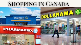 Where to Shop in Canada walmart dollarama costco pharmaprix [upl. by Landry]