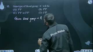 Genotype of blood group amplsquoAamprsquo will be [upl. by Joyan]