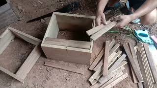 how to make honey bee box at home [upl. by Hajile166]