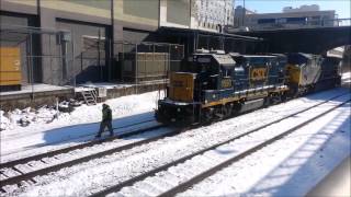 Derailment Q439 and a Rail Train [upl. by Tomchay]