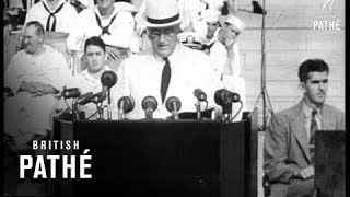 Roosevelt Speech On Pacific War 1942 [upl. by Alli695]